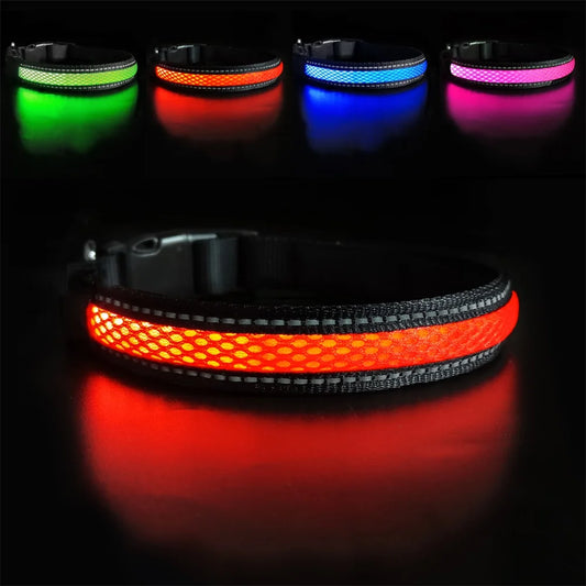 LED Luminous Safety Dog Collar