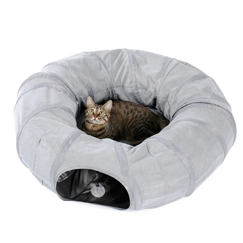 Kitty Large Cat Tunnel Toys Cat Pop Up Bed Collapsible