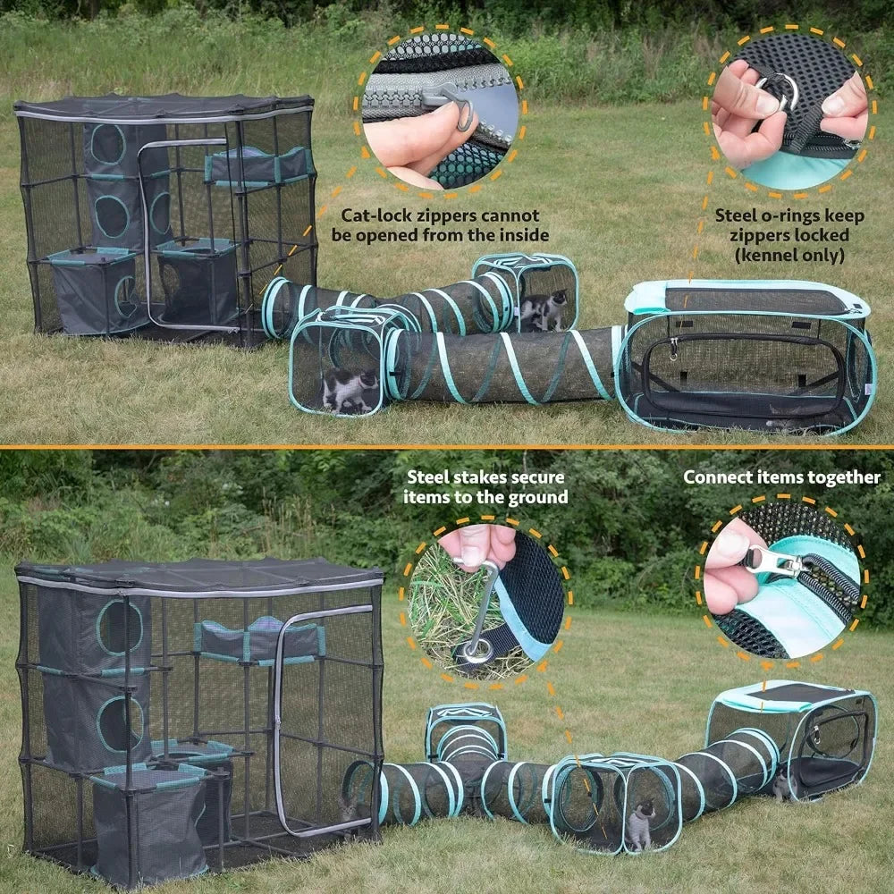 Indoor and Outdoor Kennel/Catio Mega Kit