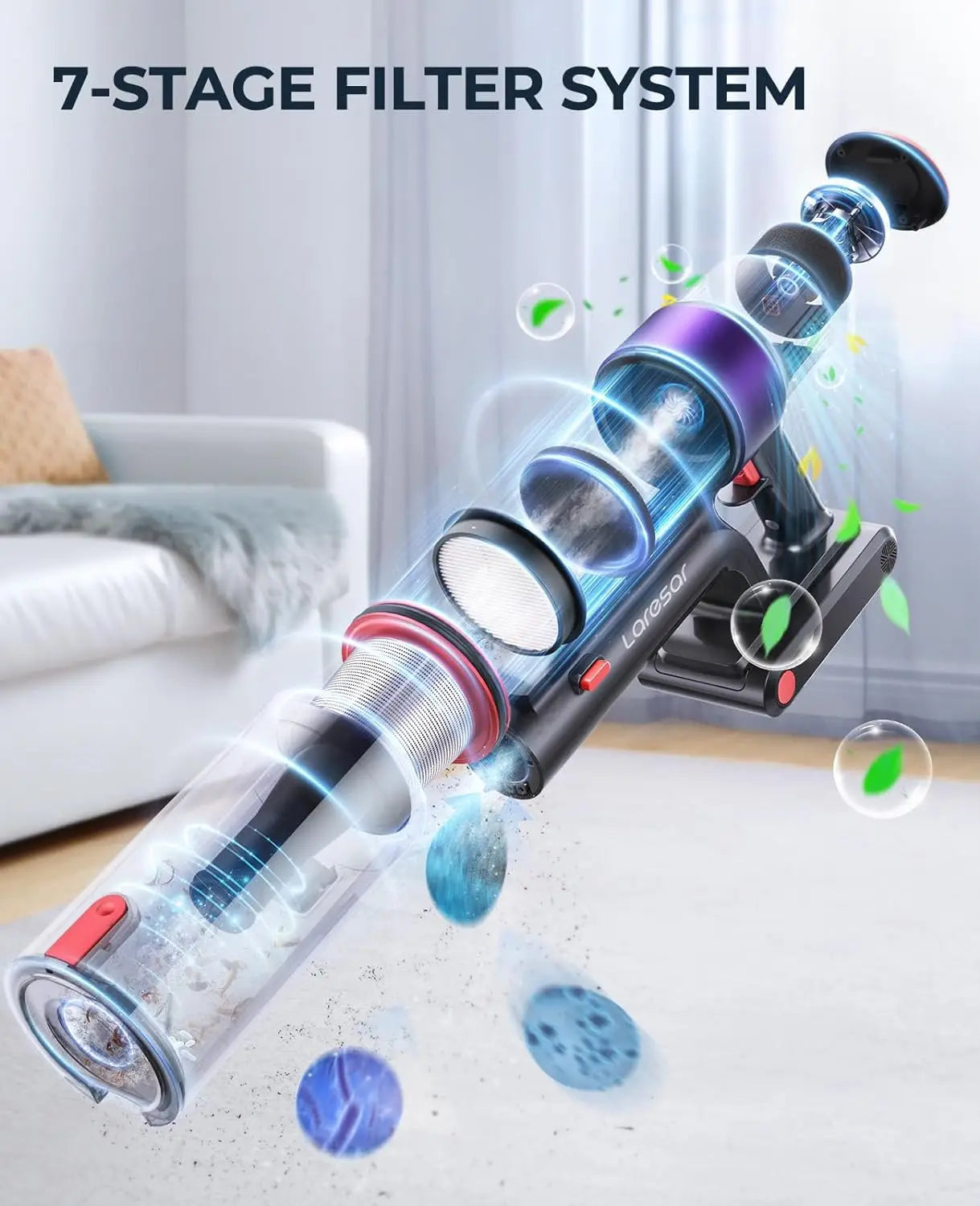 Powerful Cordless Vacuum Cleaner Home Appliance