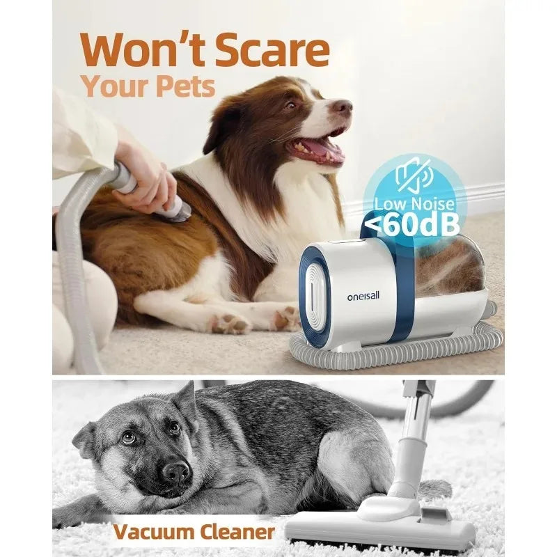 Dog Hair Vacuum & Dog Grooming Kit