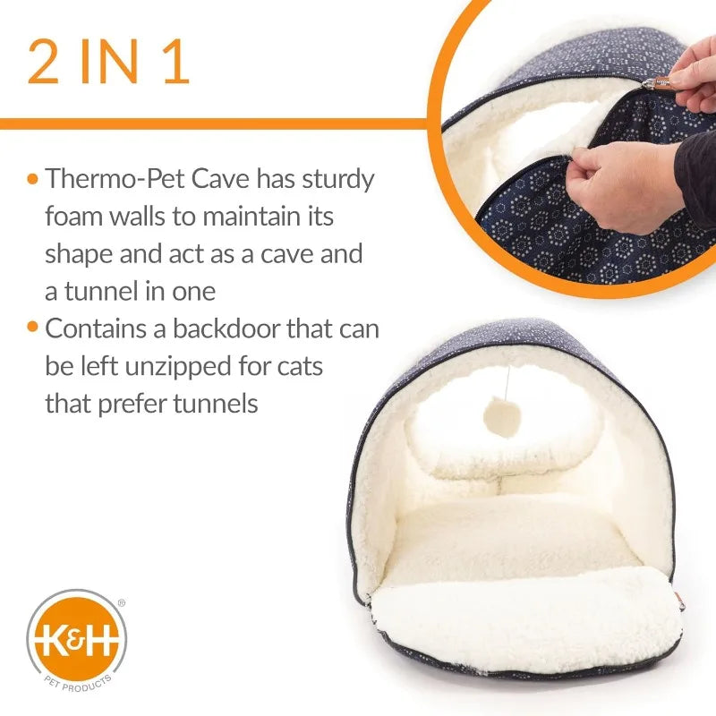 Thermo-Pet Cave Heated Cat Bed