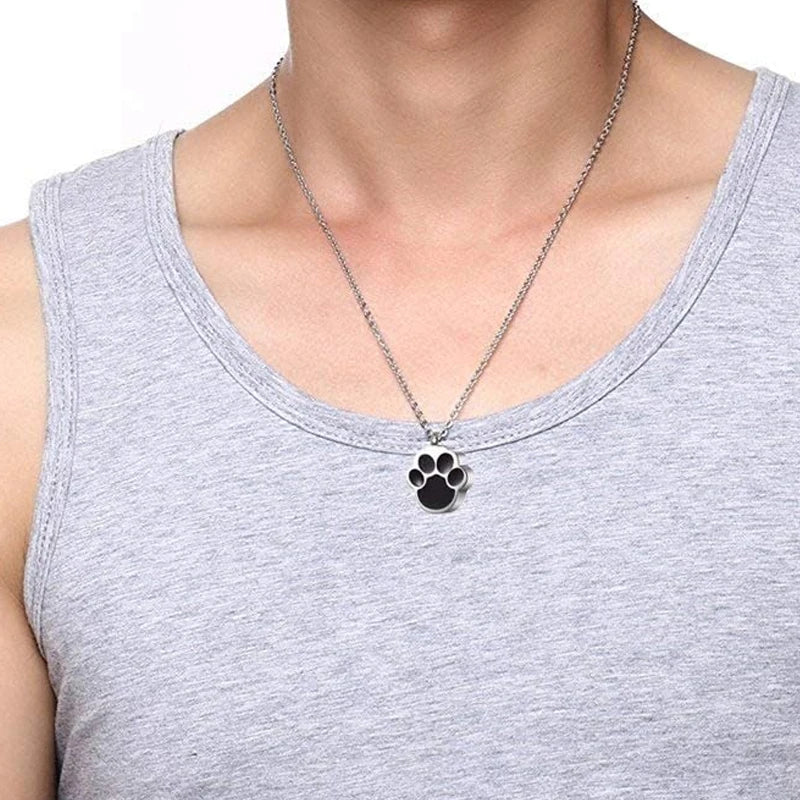 Exquisite and Elegant Paw Print Necklace