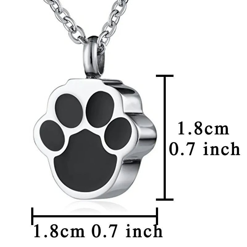 Exquisite and Elegant Paw Print Necklace