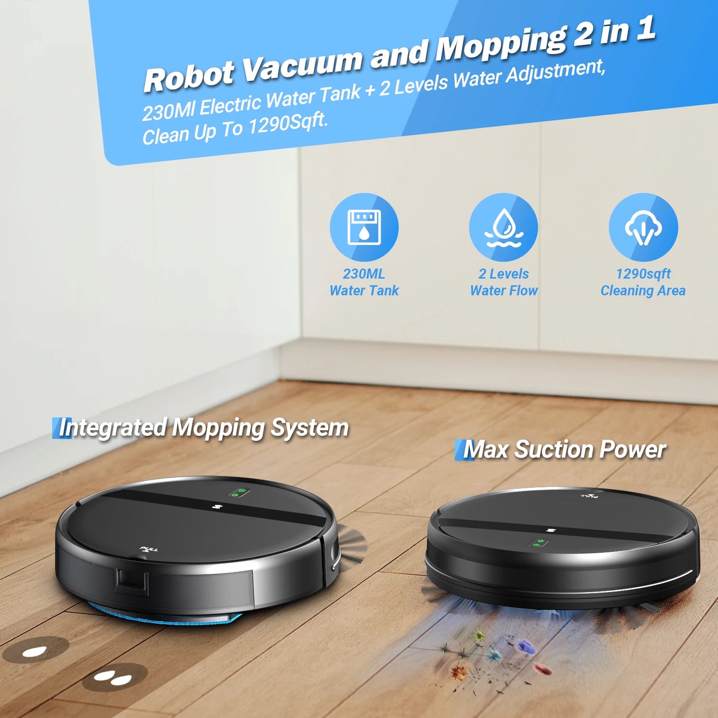 ZCWA Robot Vacuum Cleaner Auto Charging