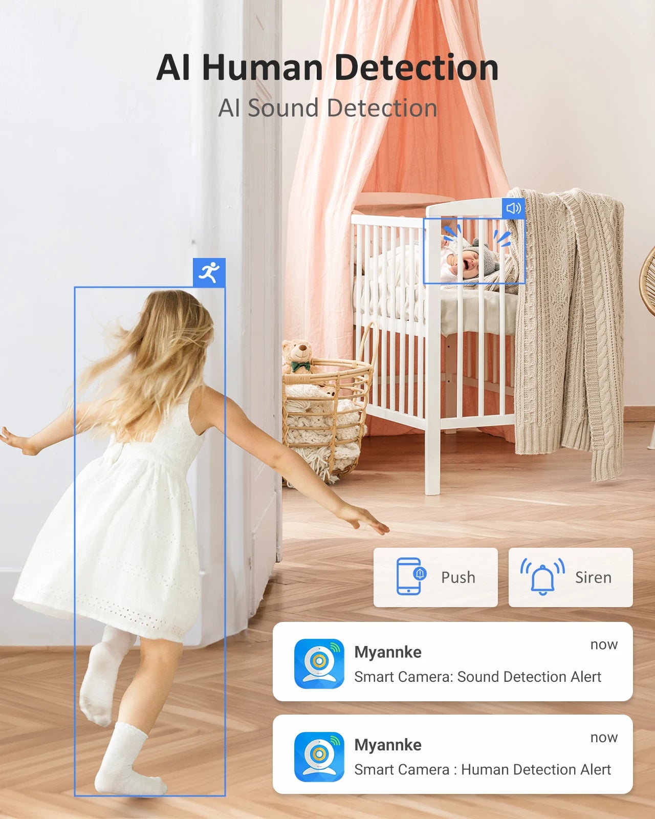 ANNKE 4K UHD Indoor Security Baby/Pet Camera