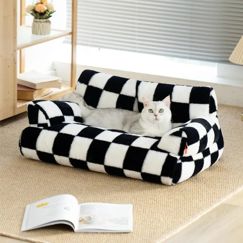 Washable Cat Beds for Medium Small Dogs & Cats up to 25 lbs