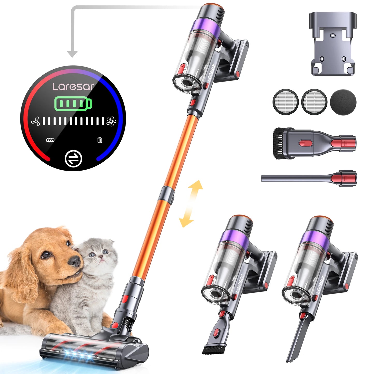 Powerful Cordless Vacuum Cleaner Home Appliance