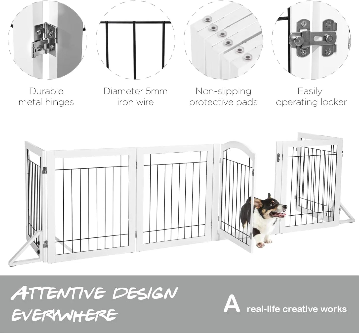 Dog gate, Doorway, Stairs, Pet/Puppy Safety Fence