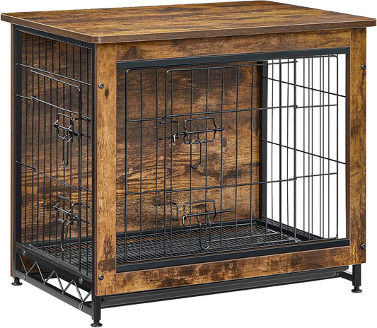 Feandrea Dog Crate Furniture, Side End Table