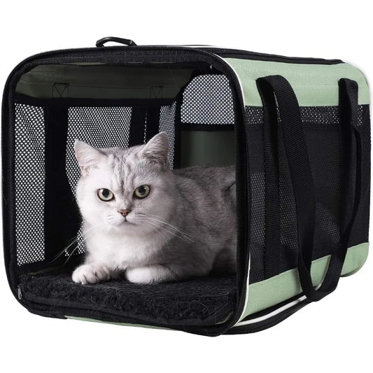 Soft Pet Carrier for Large and Medium Cats,