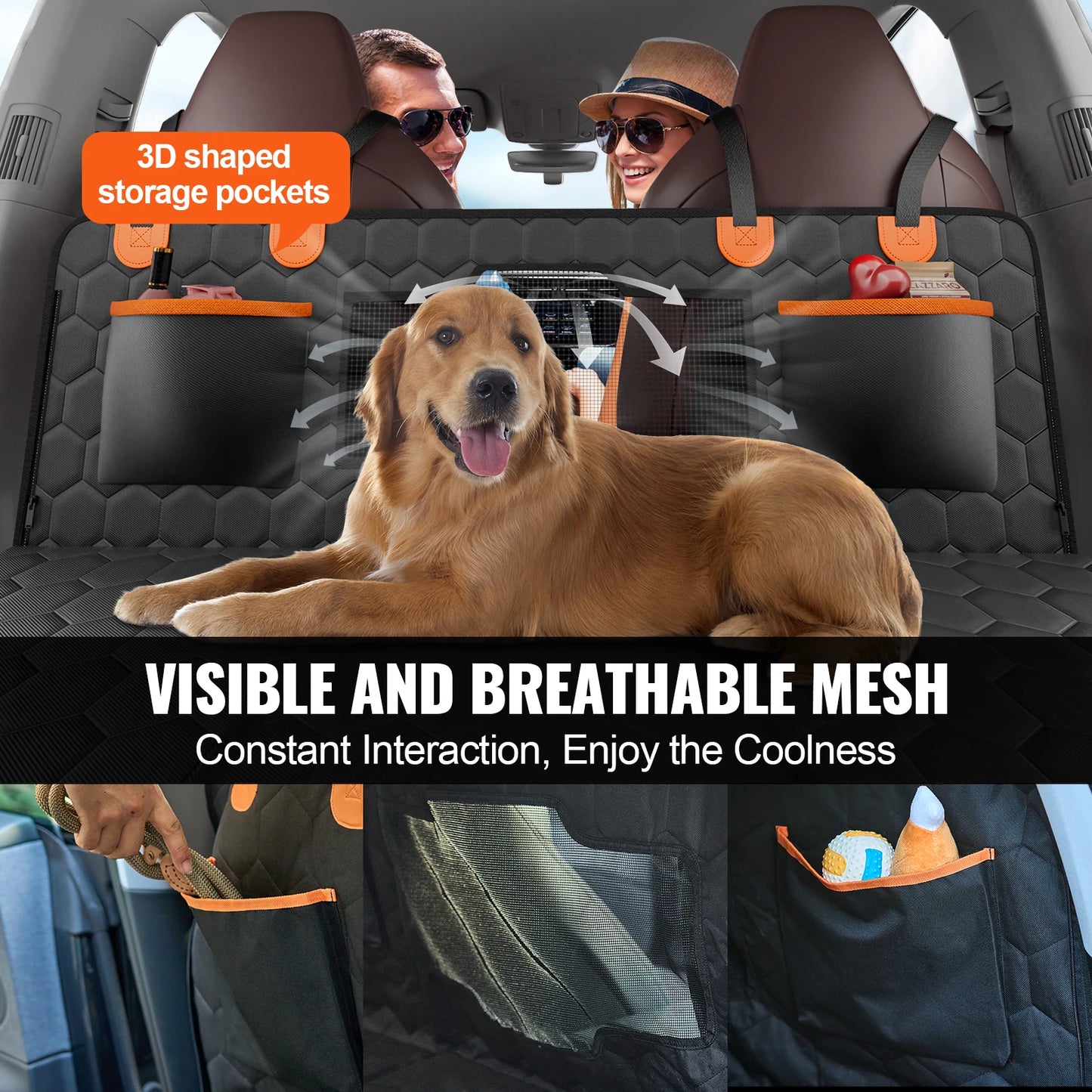 VEVOR Back Seat Extender Dog Car Seat Cover