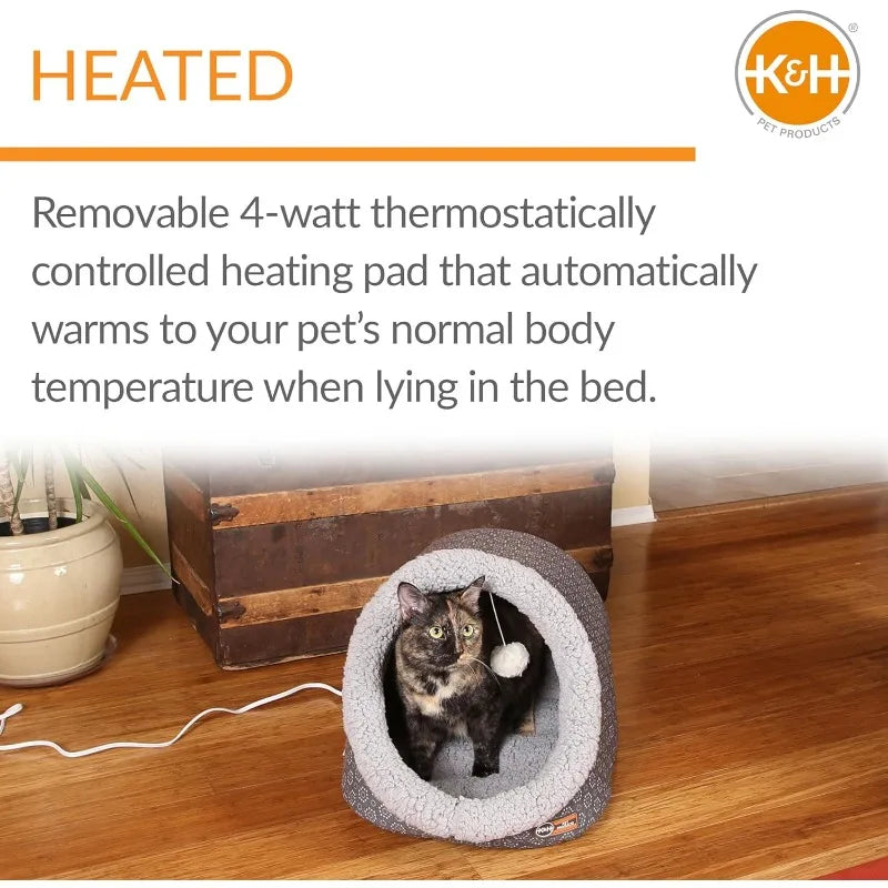 Thermo-Pet Cave Heated Cat Bed