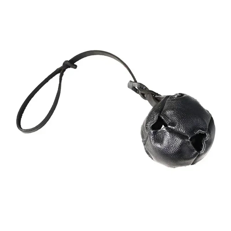 Leather Dog Training Ball -Tug Toy