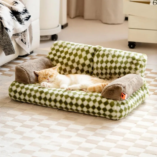 Washable Cat Beds for Medium Small Dogs & Cats up to 25 lbs