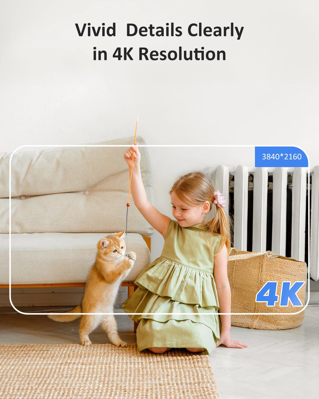 ANNKE 4K UHD Indoor Security Baby/Pet Camera