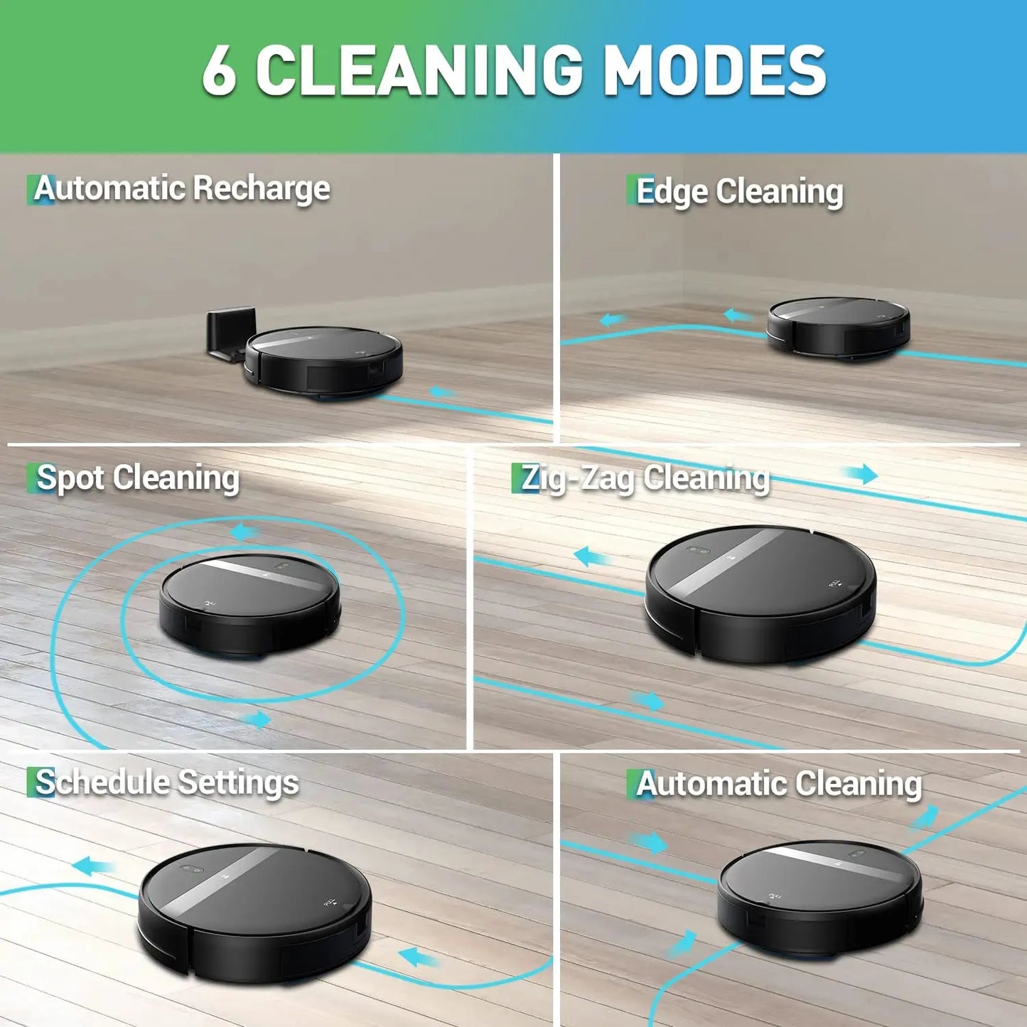 ZCWA Robot Vacuum Cleaner Auto Charging