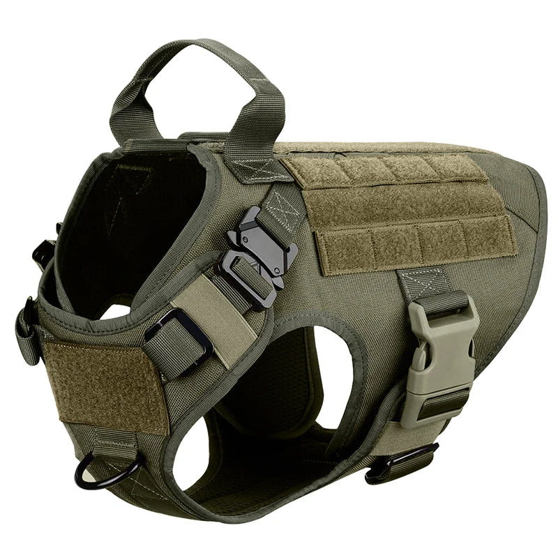 Tactical Dog Harness And Leash Set