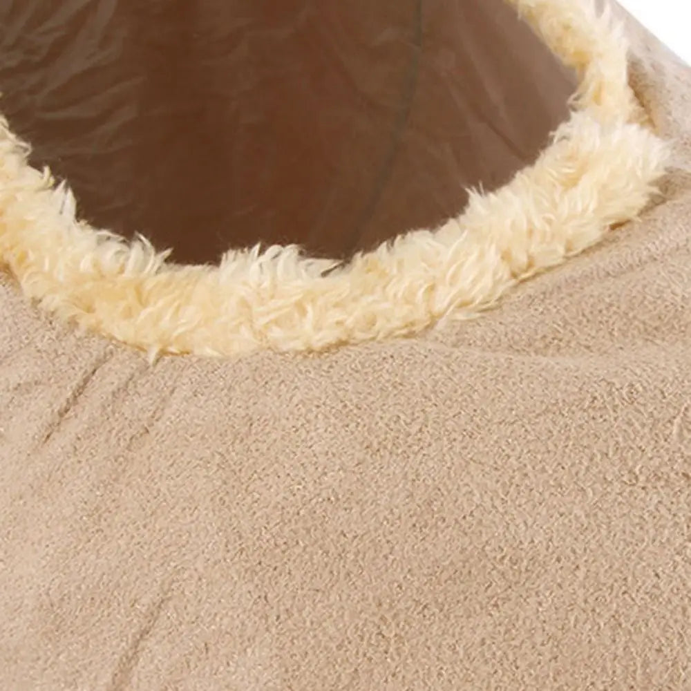 Soft and Cozy Collapsible Cat Tunnel - Great for Hide-n-Seek, Peek-a-Boo & Chase