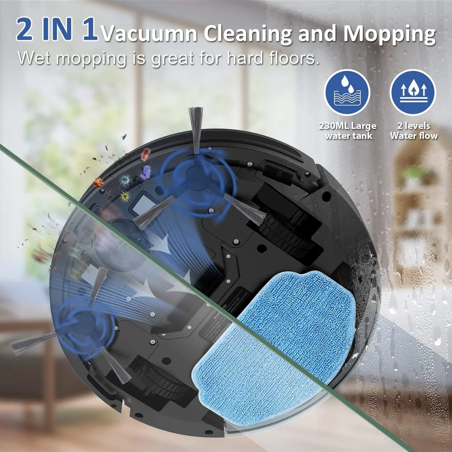 ZCWA Robot Vacuum Cleaner Auto Charging