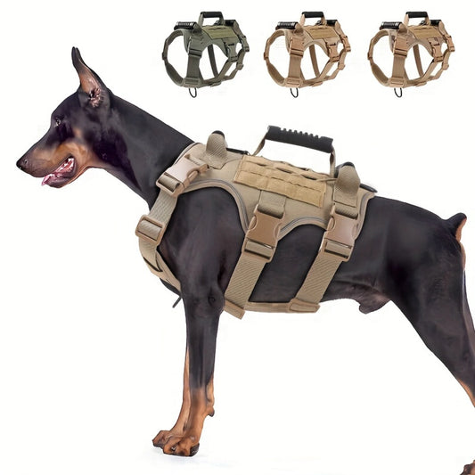 Heavy-Duty Dog Tactical Harness