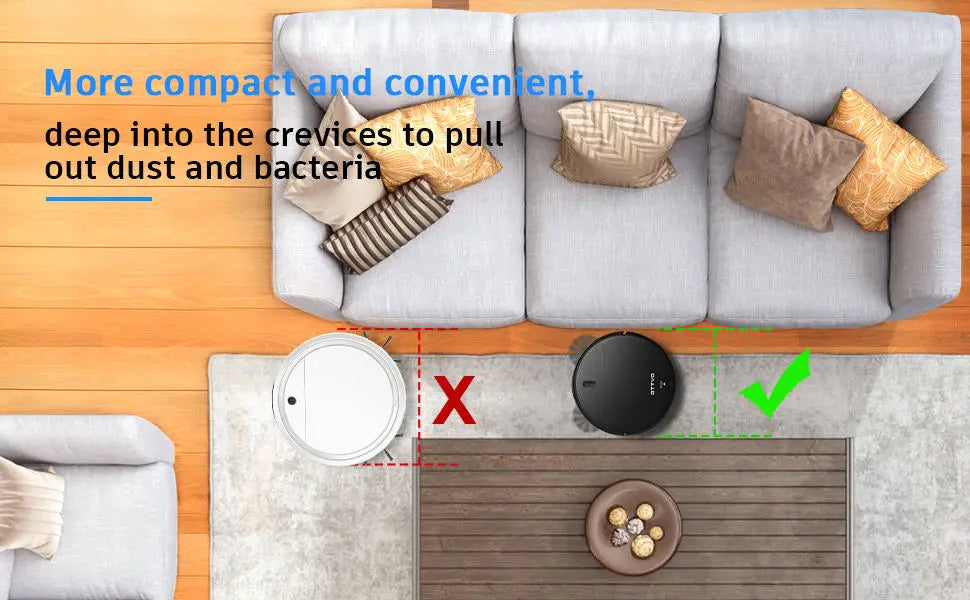 ZCWA Robot Vacuum Cleaner Auto Charging