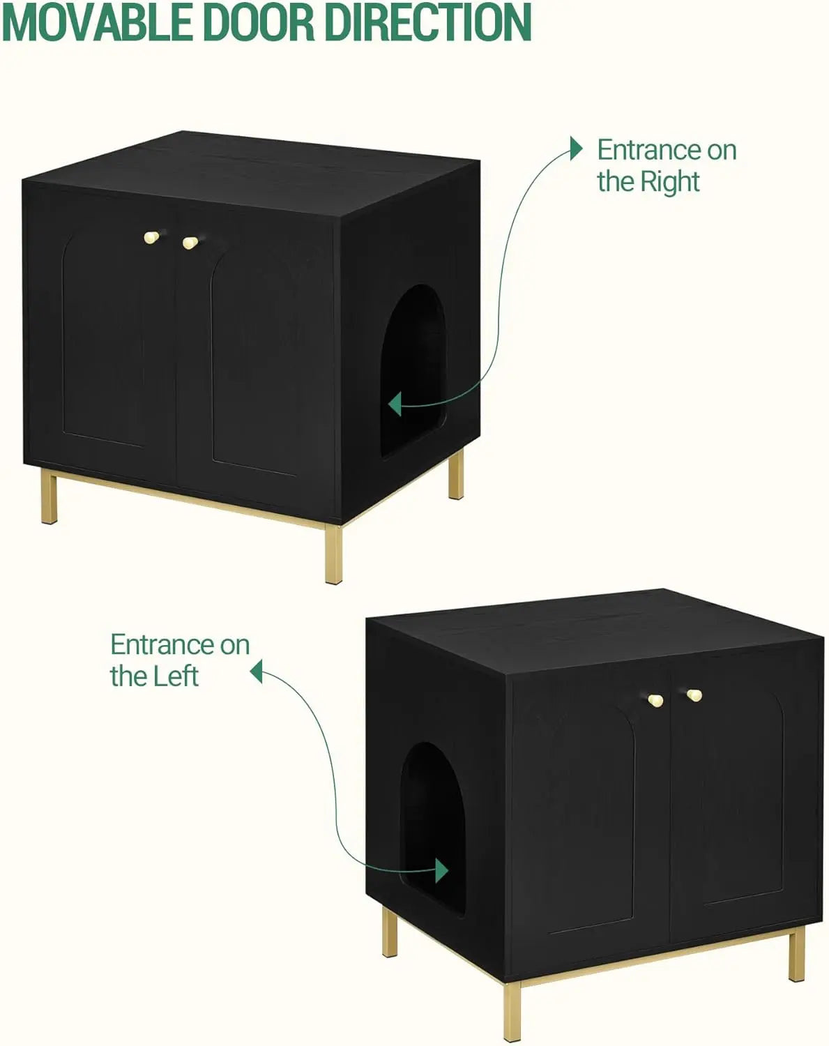 Cat Litter Box Enclosure, Hidden Litter Box Furniture