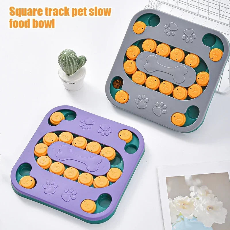 Dog Puzzle Toy, Slow Feeder/Food Dispenser, Interactive For IQ Training And Mental Enrichment