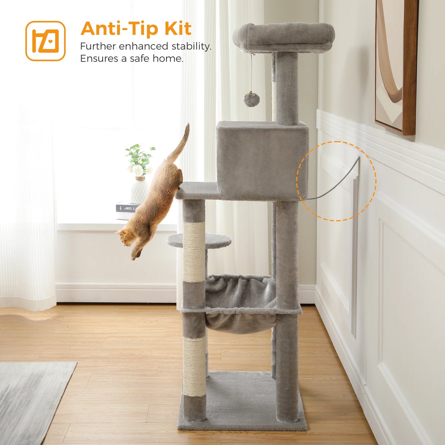 Cat Tree/Tower for Indoor Cats 5-Levels