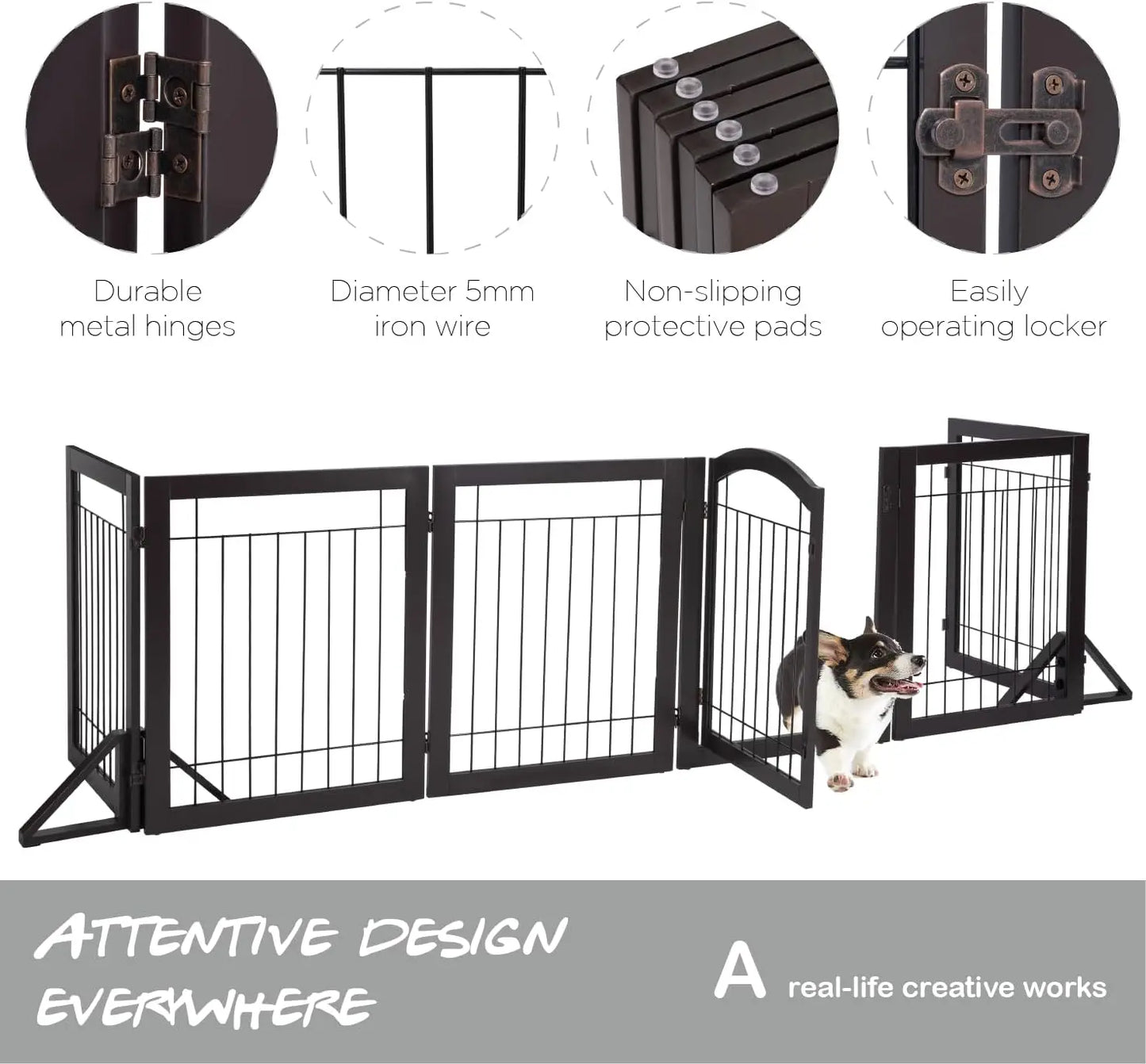 Dog gate, Doorway, Stairs, Pet/Puppy Safety Fence