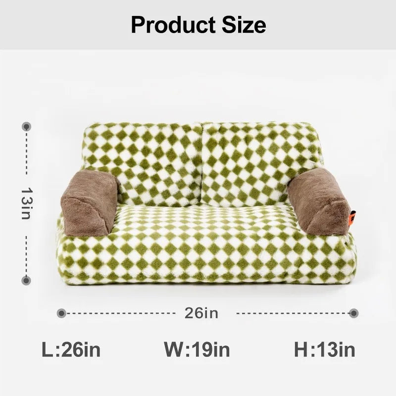 Washable Cat Beds for Medium Small Dogs & Cats up to 25 lbs