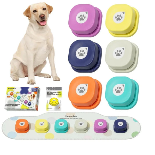 Mewoofun Voice Recording Button Pet Toy