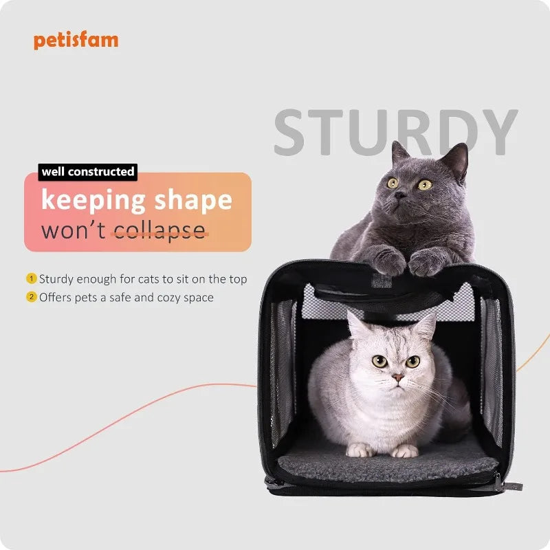 Soft Pet Carrier for Large and Medium Cats,